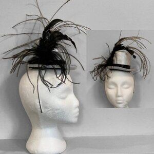 Top Hat Feather Hair Fascinator​